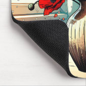  Vaas van Rode Poppies ai art Muismat (Hoek)