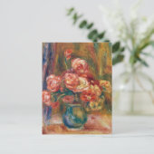 Vaas van Rozen | Renoir Briefkaart (Staand voorkant)