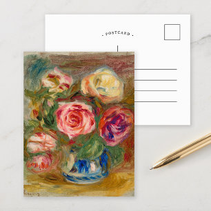 Vaas van Rozen   Renoir Briefkaart