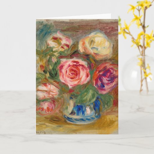 Vaas van Rozen | Renoir Kaart (Gele Bloem)
