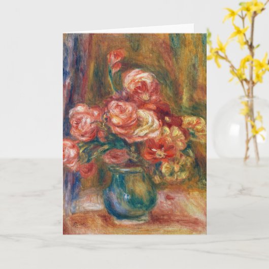 Vaas van Rozen | Renoir Kaart (Gele Bloem)