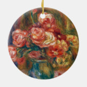 Vaas van Rozen | Renoir Keramisch Ornament (Achterkant)