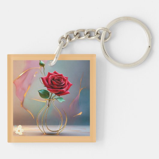 "Vaas van rust" Sleutelhanger (Achterkant)