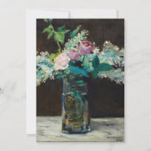 Vaas van witte lila's en Rozen | Édouard Manet (Voorkant)