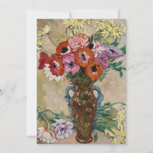 Vaas Versierd met Anemonen Louis Valtat
