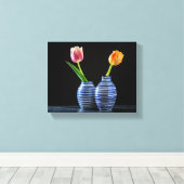 vaasfoto canvas afdruk (Insitu (Houten vloer))