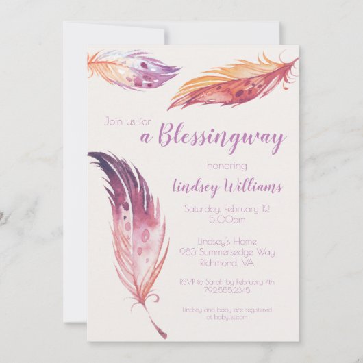 Vaatbaan Baby shower uitnodiging (Voorkant)