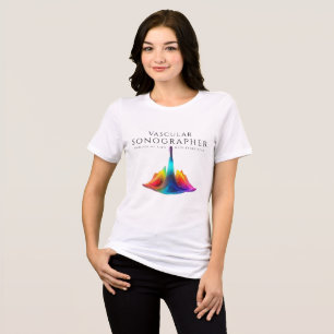 Vaatchirurgische echoscopist-Kleurrijke ultragelui Tri-Blend Shirt