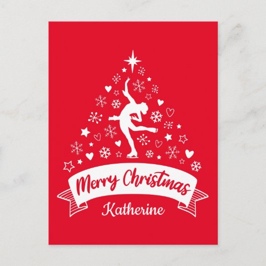 Vaatvormend Briefkaart met prettige kerstcadeaus (Voorkant)