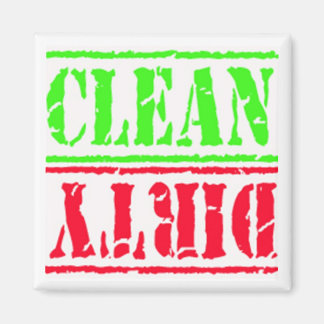 VAATWASMACHINE MAGNEET - SQUARE RE-WH-GR