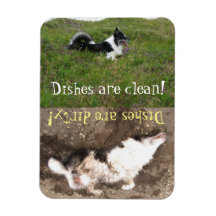 Vaatwasser herinnering, Schoon vs vuil, aanpassen