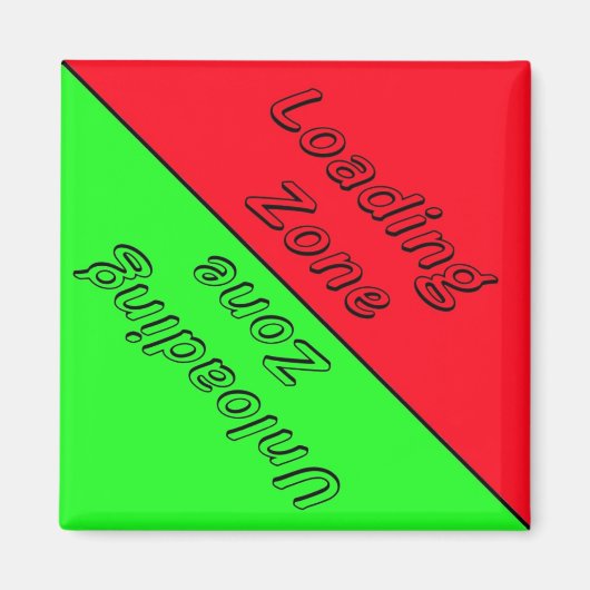 Vaatwasser Laad- en loszones Magneet (Voorkant)