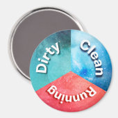 Vaatwasser Magneet Kantoor Keuken Schoon Vuil (Voorkant / Achterkant)