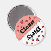 Vaatwasser Magneet Ladybug (Voorkant / Achterkant)