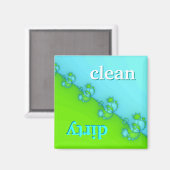 Vaatwasser Magneet - Schoon of Vuil? (Voorkant / Achterkant)