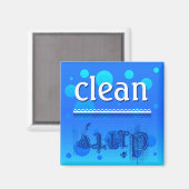 Vaatwasser Magneet - Schoon of Vuil? (Voorkant / Achterkant)