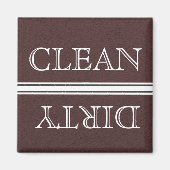 Vaatwasser Magneet schoon & vies (Voorkant)