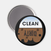 Vaatwasser Schoon en Vuil Bericht Magneet (Voorkant / Achterkant)