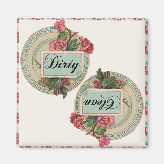 Vaatwasser Schoon en Vuil Magneet (Voorkant)