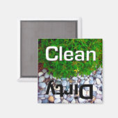 Vaatwasser Schoon en Vuile Magnet (Voorkant / Achterkant)