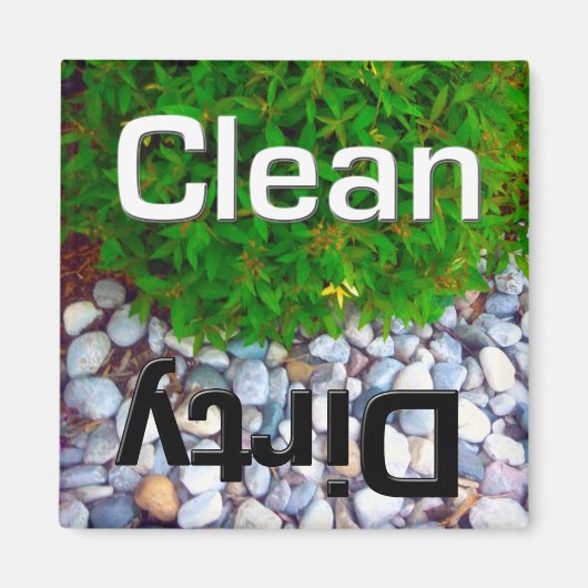 Vaatwasser Schoon en Vuile Magnet (Voorkant)