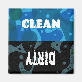 Vaatwasser schoon of vies magneet (Voorkant)