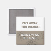 Vaatwasser schoon/vuil magneet (Voorkant / Achterkant)