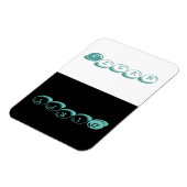 Vaatwasser - Snoep Font w blue highlights Magneet (Linkerzijde)