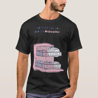 Vaatwasser Veilig - Cool Blue Print T-shirt
