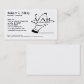 VAB - Account Executive Visitekaartje (Voorkant / Achterkant)