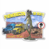 Vaca of Bust Vinyl Sticker (Voorkant)