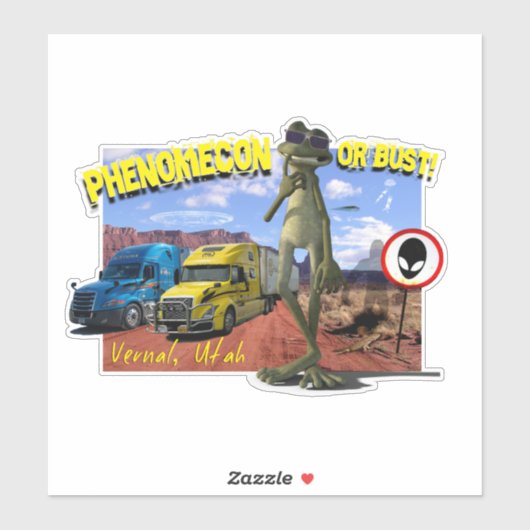 Vaca of Bust Vinyl Sticker (Vel)