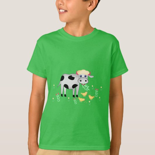 Vaca y pollitos t-shirt (Voorkant)