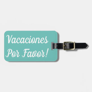 Vacaciones Por Favor Bagagelabel