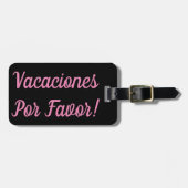 Vacaciones Por Favor Bagagelabel (Voorkant horizontaal)