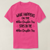 Vacaovakantie voor moeder dochter trappen t-shirt (Design voorkant)