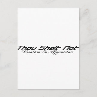 Vacatie Afghanistan Briefkaart
