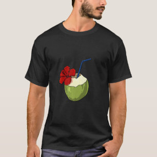 Vacatie Kokosnoot Vrouwendag regenboogliefde T-shirt