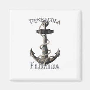 Vacatie Nautical Anchor Sailing van Pensacola Flor Magneet
