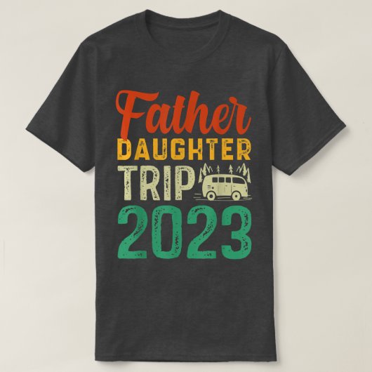 Vacatie Pap, vader Dochter Trip Weekend Vacatio T-shirt (Design voorkant)