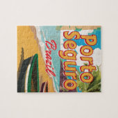 Vacatie-poster Porto Seguro Brazilië Legpuzzel (Horizontaal)