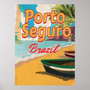 Vacatie-poster Porto Seguro Brazilië Poster