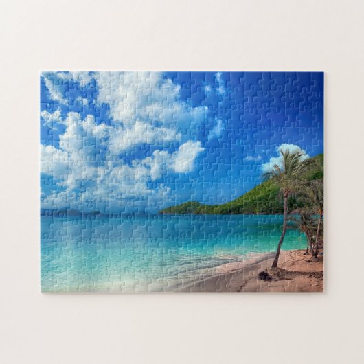 Vacatie Puzzle Gift Exotic Tropical Beach Legpuzzel (Horizontaal)