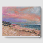 Vacatie Renteverbeach Seascape Fine Art Painting Gastenboek (Achterkant)