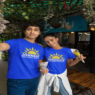 Vacatie Sun Horizon van aangepaste reeks T-shirt