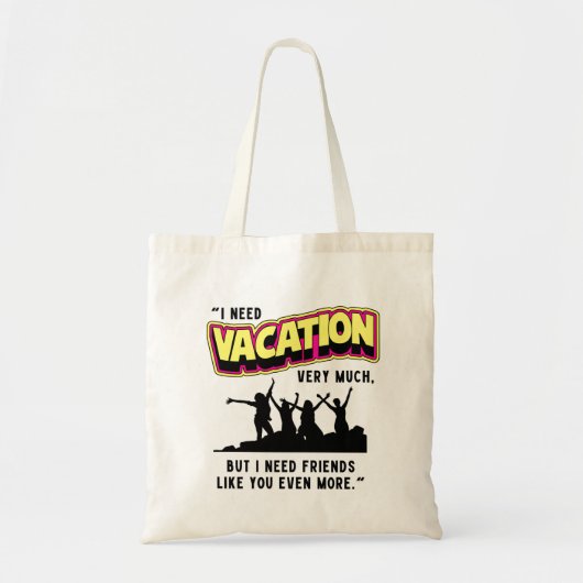 VACATIE TOTE BAG (Voorkant)