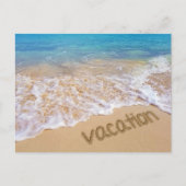 Vacatie Tropische bahamasstrand Feestdagenkaart (Voorkant)