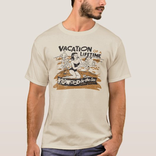  Vacatie van een Levensduur Wildwood NJ T-shirt (Voorkant)