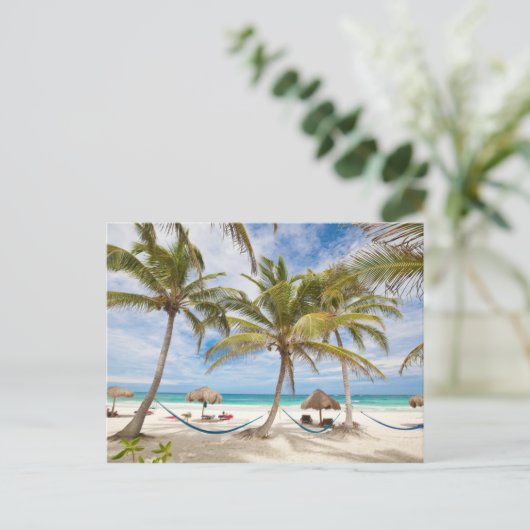 Vacatiebeach Briefkaart (Staand voorkant)