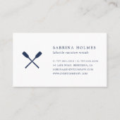 Vacatiehal bij Lake House Visitekaartje (Voorkant)